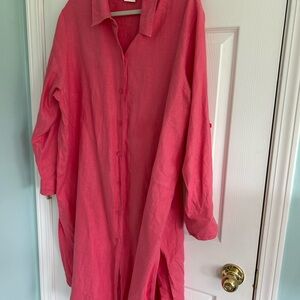 JohnPaulRichard Pink Linen Dress